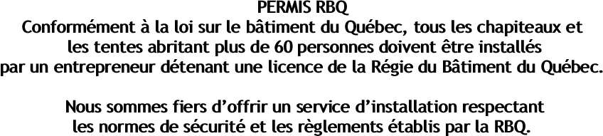 PERMIS RBQ